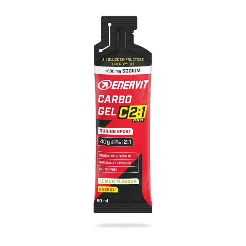 Enervit Carbo Gel C2:1PRO Lemon with Sodium (60ml)
